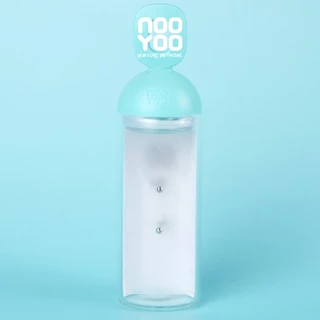 NooYoo ต่างหูสำหรับผิวแพ้ง่าย Ball 3 และ 4 mm Surgical Steel (สีขาว/สีทอง)