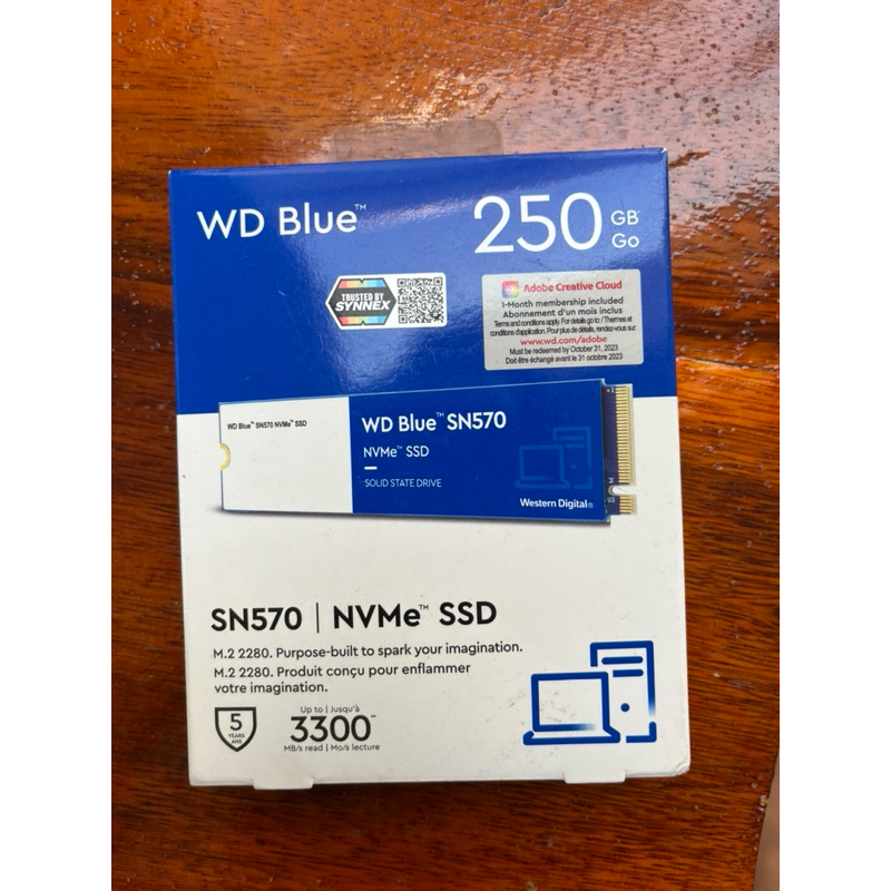 SSD M.2 PCIe WD Bule SN570 250GB