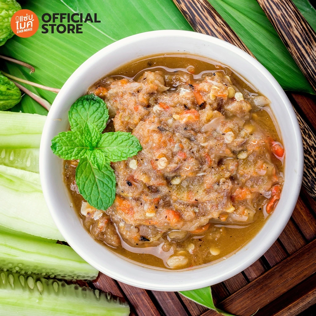 น้ำพริกป่นปลานิลฟรีซดราย ตราแซ่บไมค์ (PON PLA FREEZE DRIED SPICY FISH(TILAPIA) DIP ZAB MIKE BRAND) x 3 ซอง thumbnail 3