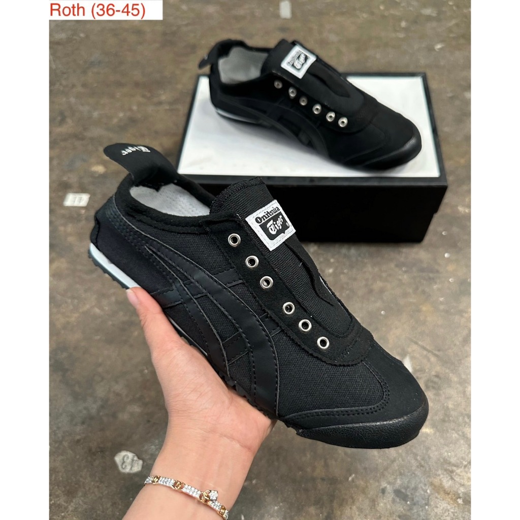 รองเท้าลำลอง ทรงสปอร์ต แบบสลิปออน(ไม่มีเชือก) ใส่สบายไซส์.36-45 มี 10 สี V38B007 - รูปที่ 7