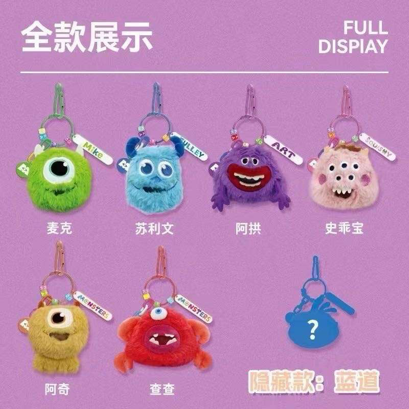 Monster-Inc-พวงกุญแจมอนสเตอร์อ้วก-ของแท้100%พร้อมส่งจากกทม.