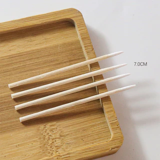 ไม้ส้ม ไม้ปาด หุ้มสำลี ดุนหนัง เช็ดขอบ เช็ดสีเจลขอบเล็บ แพ็ค 100 ชิ้น