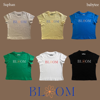 💥chicchi.cshop | เสื้อยืด baby tee ลาย bloom น่ารักมากก ใส่ส…