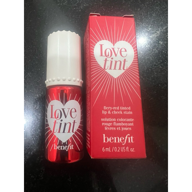 Benefits Lovetint Tinted Cheek &amp; Lip Stain 6 ml ส่งต่อซื้อสีซ้ำ แท้จากเคาร์เตอร์.