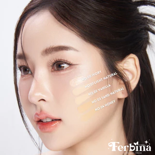 คุชชั่น FERBINA ตลับจริง แถม แถมรีฟิล ( ขนาดรวม 30 g. ) เลือกคละสูตร เลือกคละสีได้