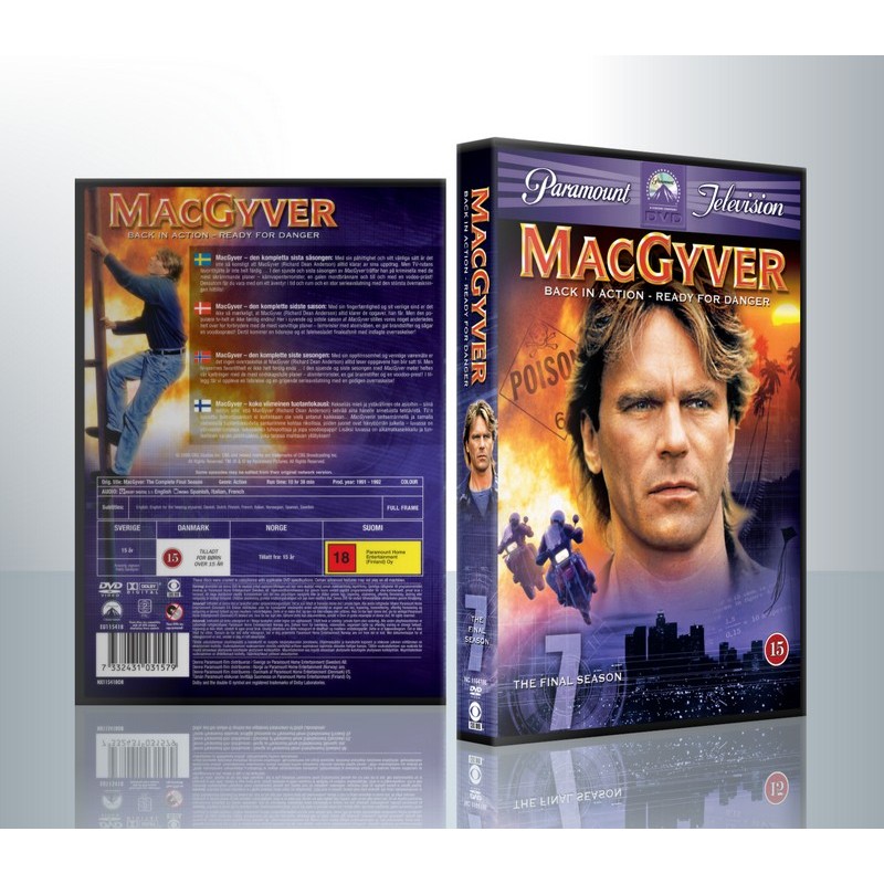 [ DVD Series มีปก+สกรีนแผ่น ] MacGyver Season 1 - 7 แม็คไกเวอร์ ยอดคนสมองเพชร ปี 1 - 7 [เสียง พากย์อังกฤษ/ คำบรรยาย-ไทย] - รูปที่ 5
