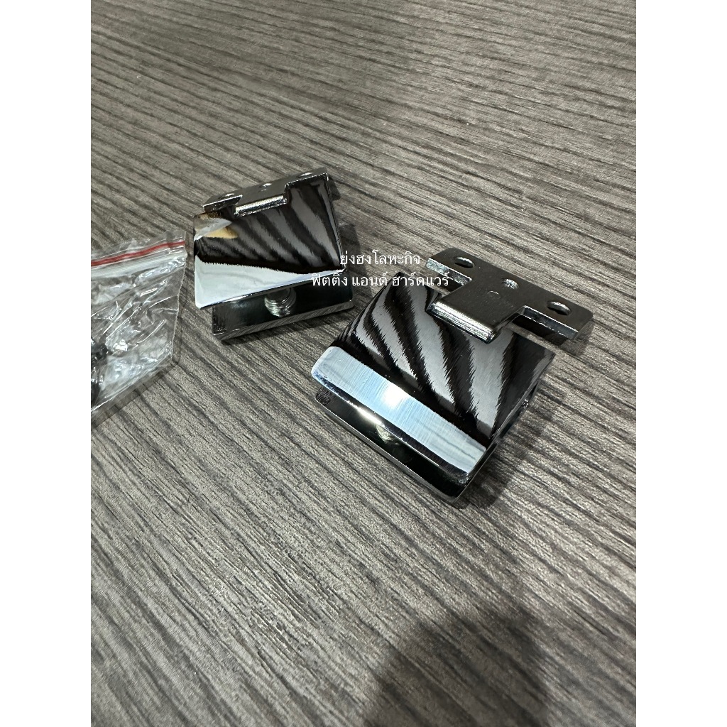 YONGHONG บานพับตู้กระจก บานพับกระจก บานพับกระจกเปลือย YH0944 (สำหรับ 1 บาน) ราคา ถูกที่สุด ดีลบีเคเค แกลเลอรีภาพที่ 4