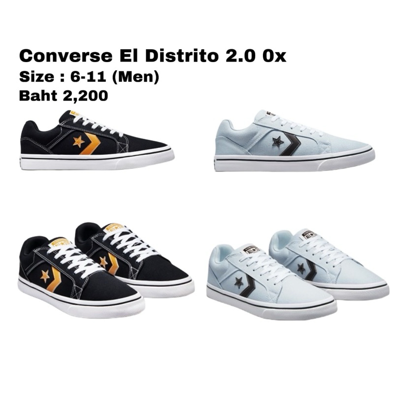 Converse รองเท้าผ้าใบ Sneakers คอนเวิร์ส EL DISTRITO 2.0 SUMMER UTILITY OX สินค้าลิขสิทธ์แท้ สำหรับผู้ชาย