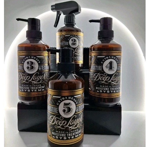 ฉลากไทย Deep Layer Moisture Treatment System No.1-5,ทรีทเม้นท์บำรุงผม Deep Layer shampoo treatment