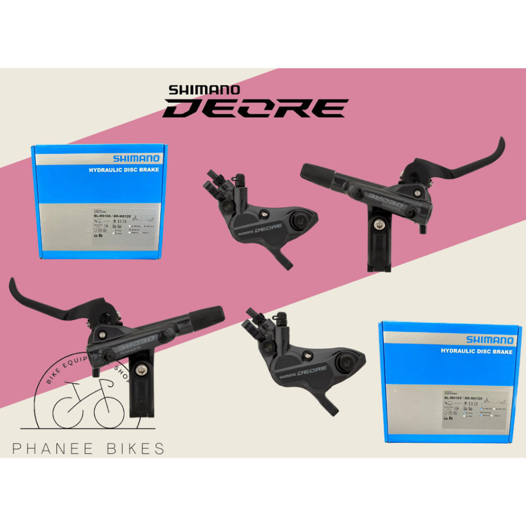 ชุดดิสน้ำมัน Shimano Deore รหัส M6120 แบบ 4 Port ประกันศูนย์ไทย