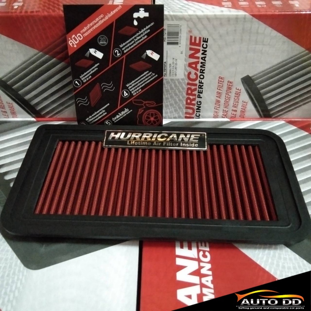 ไส้กรองอากาศ ผ้า TOYOTA อัลติส'01 HURRICANE กรองเฮอริเคน กรองผ้า ( รหัส HS-0127-G3 )