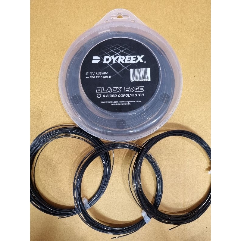 DYREEX:BLACK EDGE เป็นเอ็น5เหลี่ยม ขนาด 17/1.25MM (ตัดแบ่งขายจากม้วน)3เส้น ราคา1,000 บาท