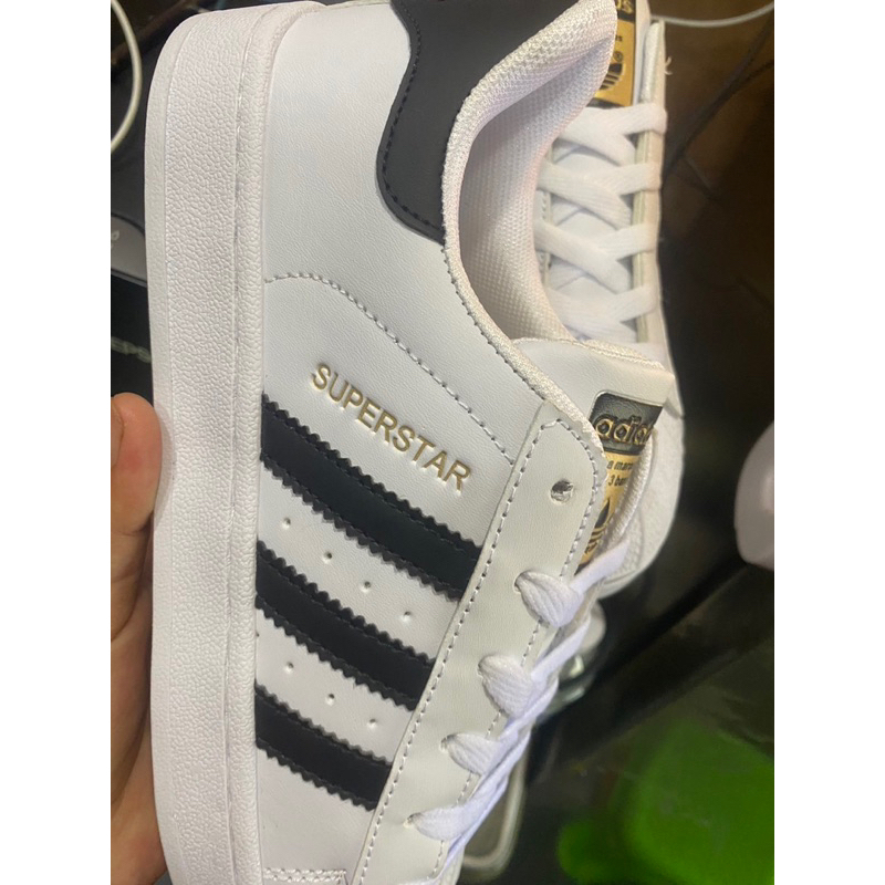 รองเท้าผ้าใบอดิแดส Super Star ควร+เพิ่ม 1 size รับประกัน สินค้าตรงปก 100%