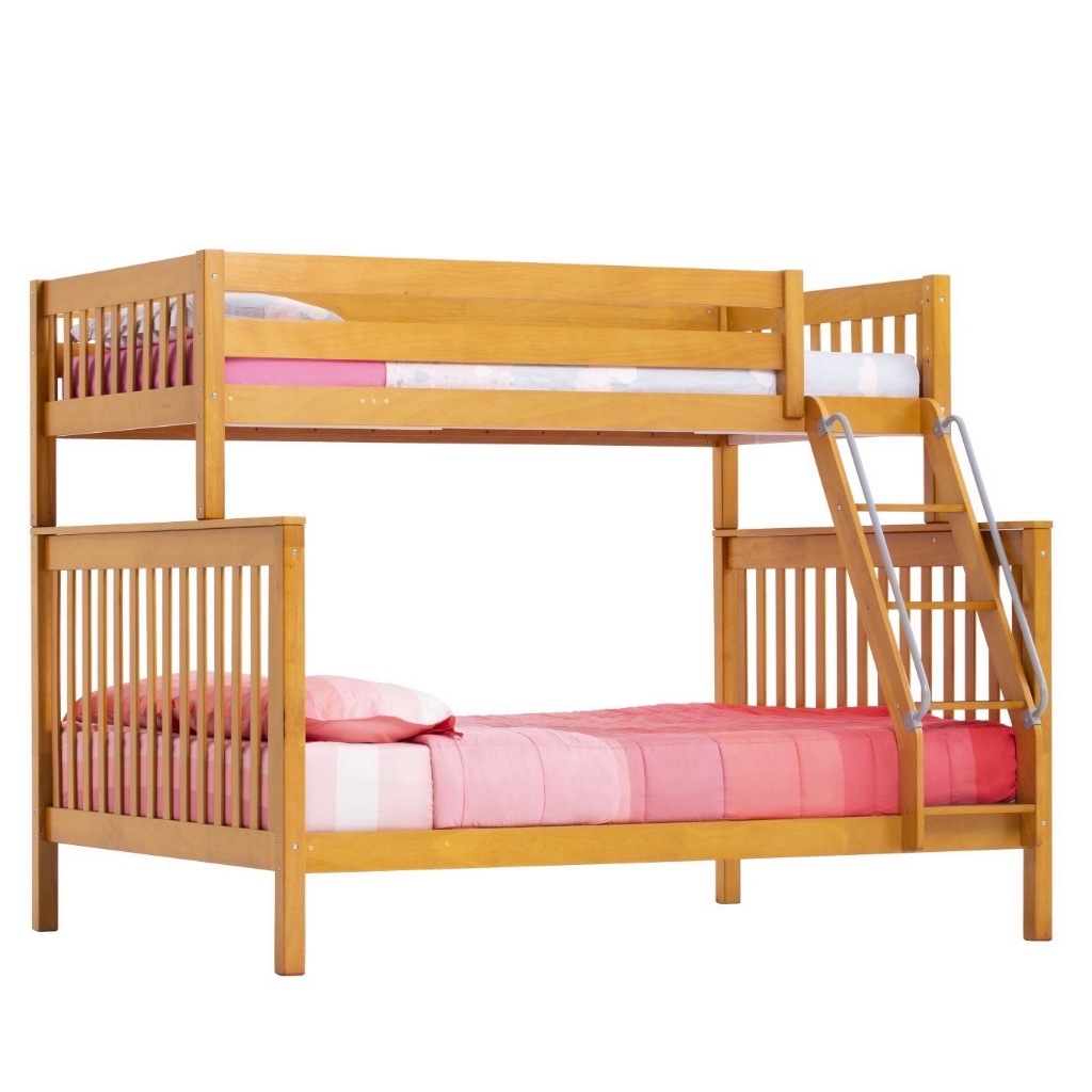 Tomato KidZ เตียง2ชั้น รุ่นTrio| ติดตั้งฟรีในกทมและปริมณฑล | ไม่รวมฟูก เด็กและผู้ใหญ่นอนได้