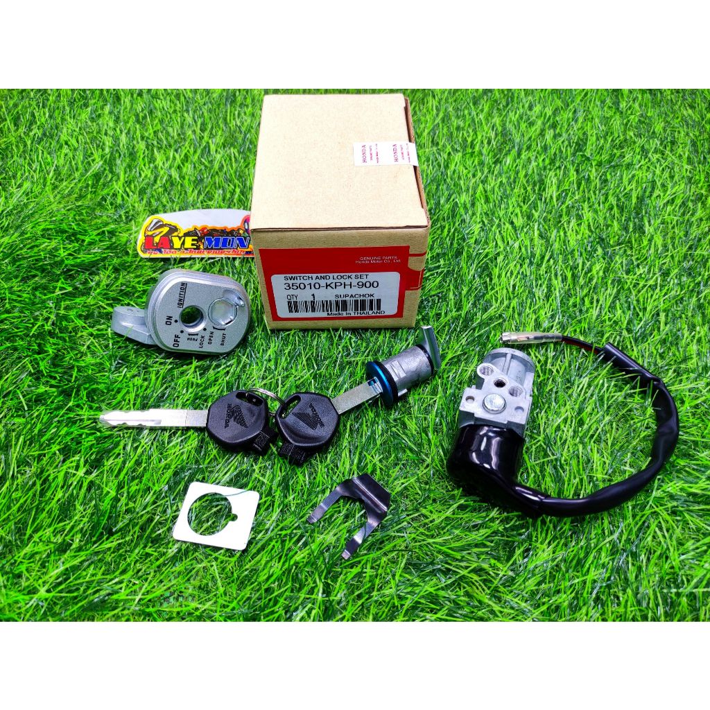 สวิทช์กุญแจ สวิชกุญแจ ดอกกุญแจ ตัวเปิดเบาะ รุ่นดอกใหญ่ สวยตรงปก Wave125 เวฟ125อาร์ Wave125r VSS-W.125R - รูปที่ 2