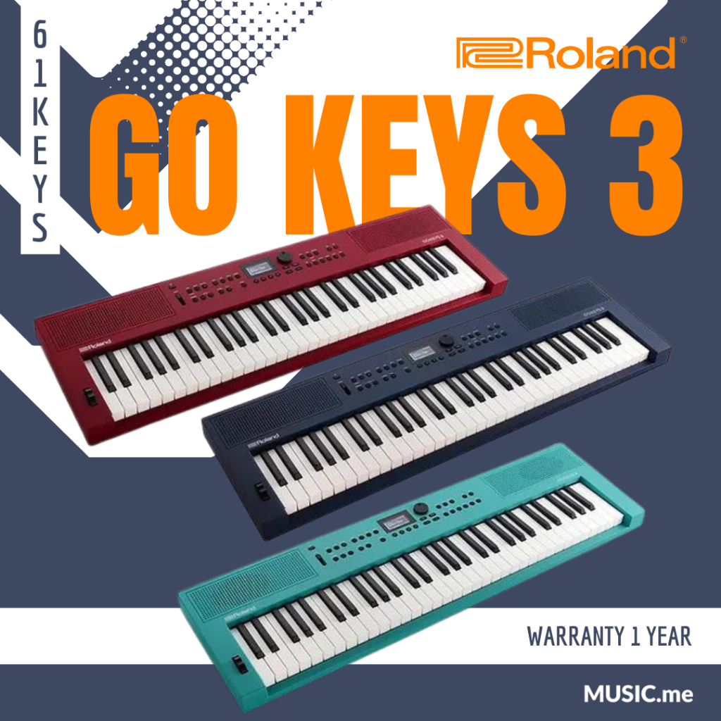 คีย์บอร์ด Roland Go Keys 3 I รับประกัน 1 ปี I ผ่อน0% นาน10เดือน