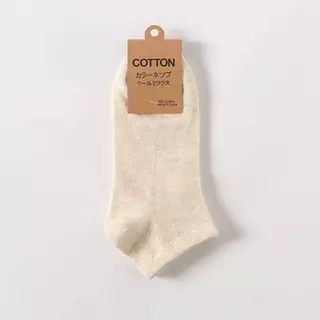 (พร้อมส่งจากไทย) 🧦 ถุงเท้าข้อสั้นมินิมอล สไตล์ญี่ปุ่น ขนาด​ Free size
