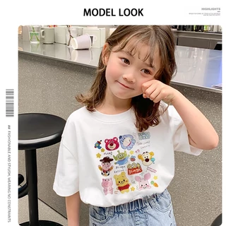 H801เสื้อเด็กแขนสั้งผ้านุ่มใสสบายฯ ลายLABUBUสวยแฟชั่งได้ทั้งเด็กชายและเด็กหญิง**ปลีก-ส่ง