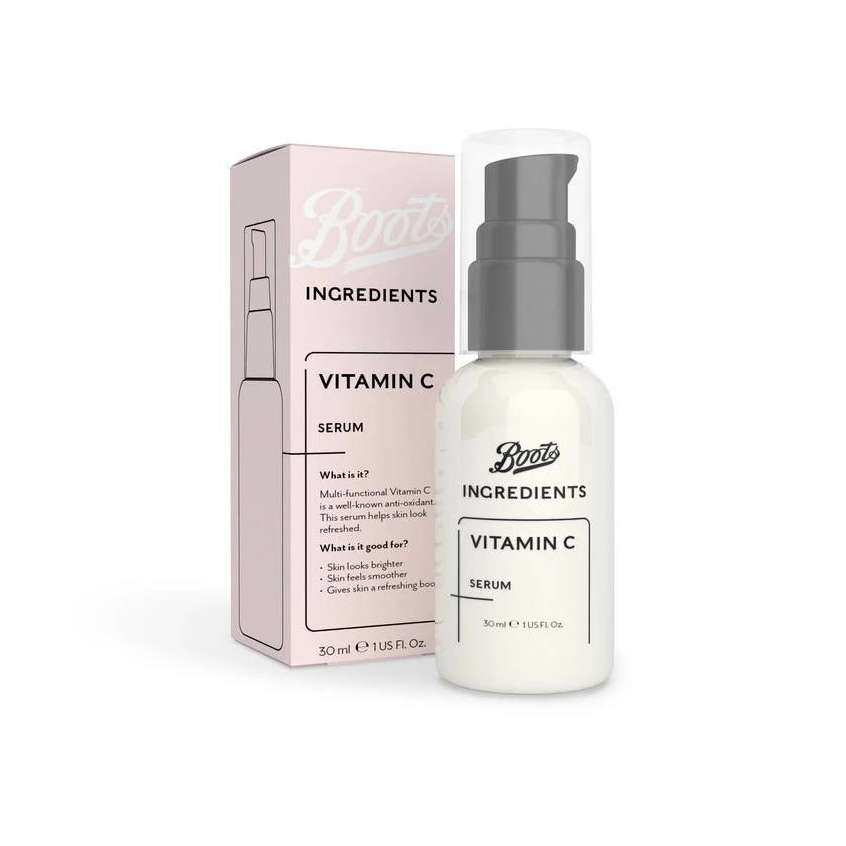 Boots Vitamin C Brightening Intensive Serum บู๊ทส์ วิตามิน ซี เซรั่ม ขนาด 30 มล.