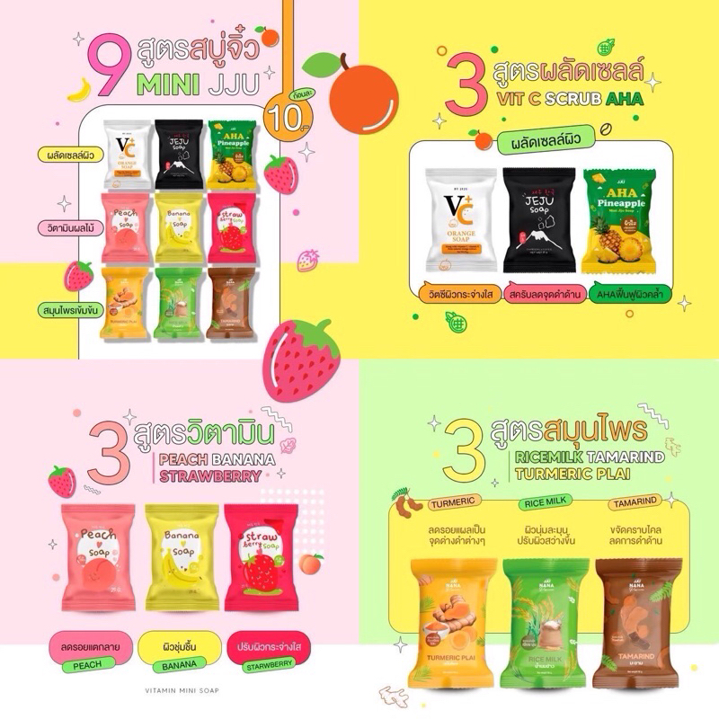 (พร้อมส่ง) สบู่เจจูมินิ สั่งขั้นต่ำ 5 ก้อนค่ะ สบู่จิ๋วเจจู Jeju Mini Soap เพื่อผิวกระจ่างใส เนียนนุ่ม ชุ่มชื้น