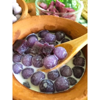 เม็ดบัวลอยแก้ว มันม่วงHome madeแท้100%ต้นตำรับสูตรคุณยาย By jasmine