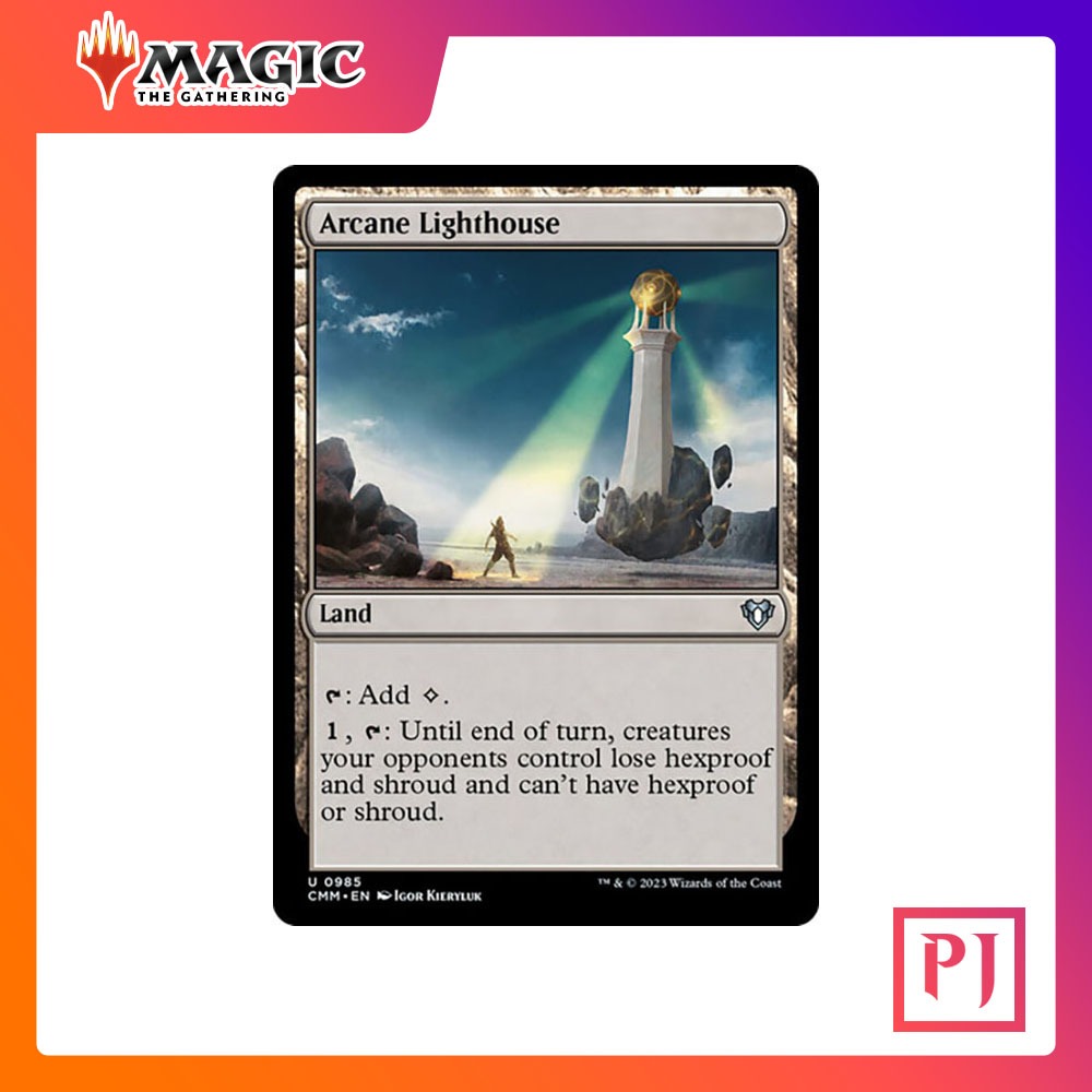 [MTG] Arcane Lighthouse [CMM] [LAND] [UNCOM] [NORMAL] [ENG] (การ์ดเมจิค / Magic the Gathering)