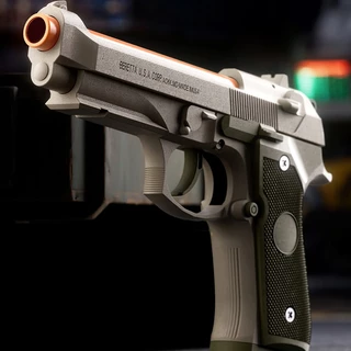 【กรุงเทพ เดลิเวอรี】K-0-0-3TOY GUN เล่นเด็ก ปืนพกของเล่นที่ดึงปลอกกระสุนออกอัตโนมัติ ยิ แม่พิมพ์วิทยาศาสตร์และการศึกษา