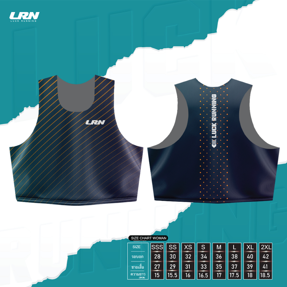เสื้อกล้าม Crop woman New Air Flow Collection-01 สำหรับวิ่งมาราธอน (SS10-04)