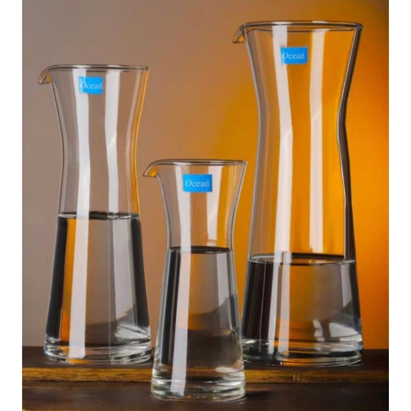 RTNS SHOP :เหยือกแก้วเครื่องดื่ม เหยือกน้ำผลไม้  เหยือกไวน์แดง Ocean เนื้อแก้วใส คุณภาพดี พร้อมส่ง