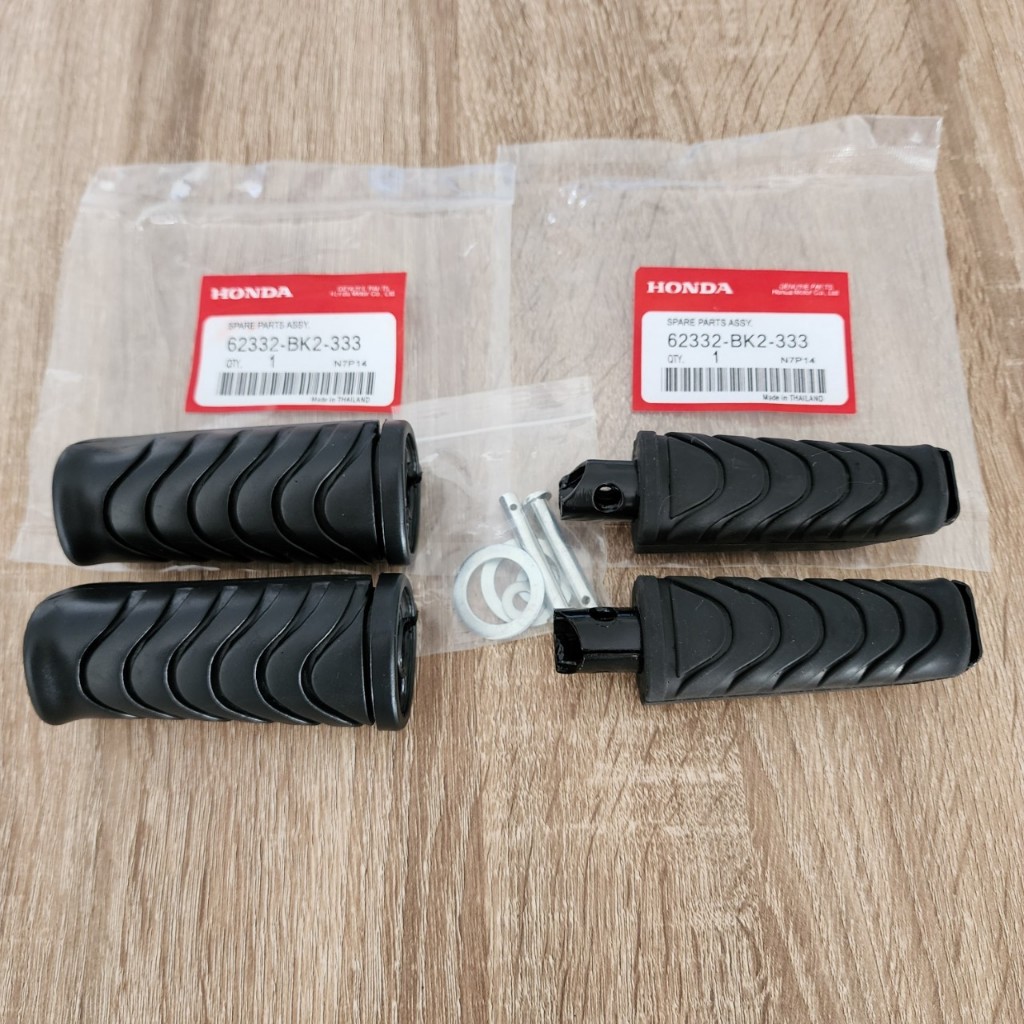 ยางพักเท้าหน้าหลัง WAVE110i / WAVE125i ปลาวาฬ เกรดแท้ หน้า-หลัง ยางพักเท้า ยางพักเท้าเดิม เวฟ110i / เวฟ125iปลาวาฬ