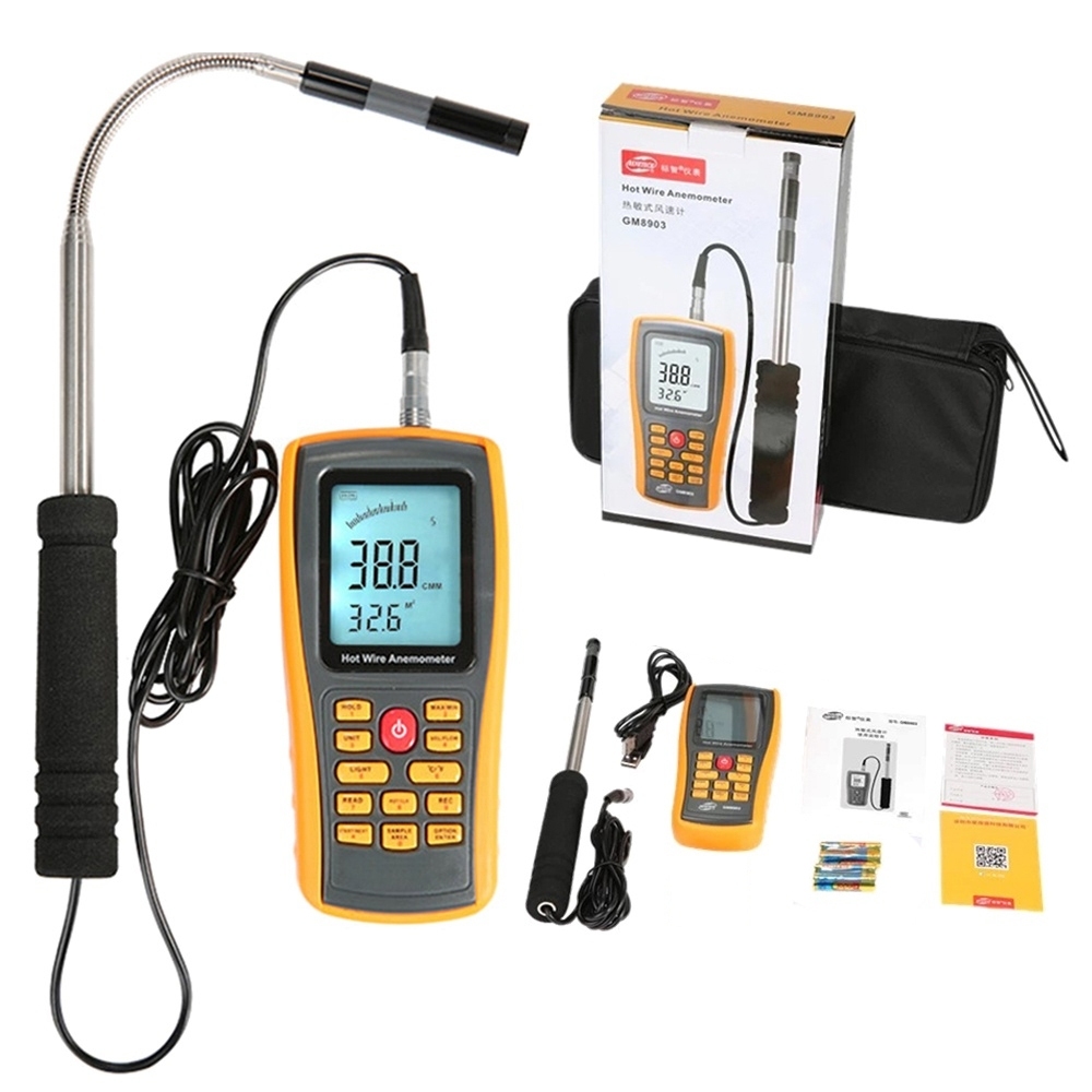 GM8903 เครื่องวัดความเร็วลม อินเตอร์เฟซ USB interface