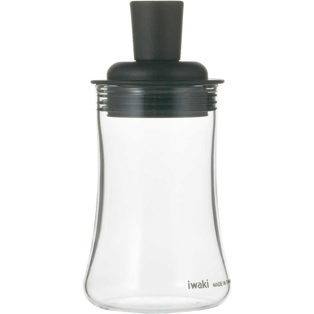 iwaki KT5031-BKFขวดใส่เครื่องเทศแก้ว BK 120ml.แบรนด์ญี่ปุ่น ใสมาก เบาและคราบไม่เกาะ มีส่งฟรี