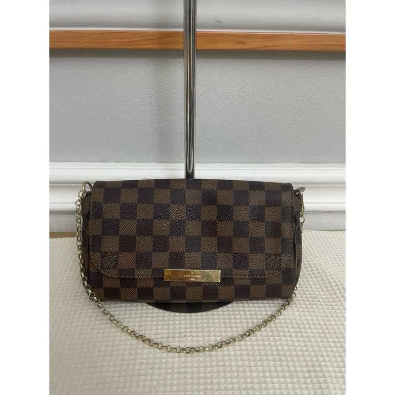 👉 Louis Vuitton Favorite Damier Pm มือสอง👍