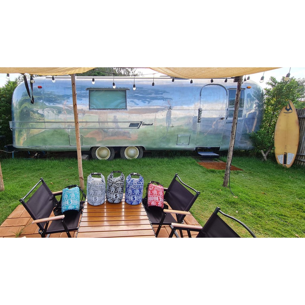 กระเป๋ากันน้ำ กระเป๋าทะเล เกรดห้าง พรีเมี่ยม 5 ลิตร "สวัสดี ช้างไทย" Waterproof Bag, Ocean Bag