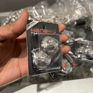 น๊อตยึดโช้คหลังเวฟ ตัวเมียหัวสนาม 1คู่ งานเฮงสกรู