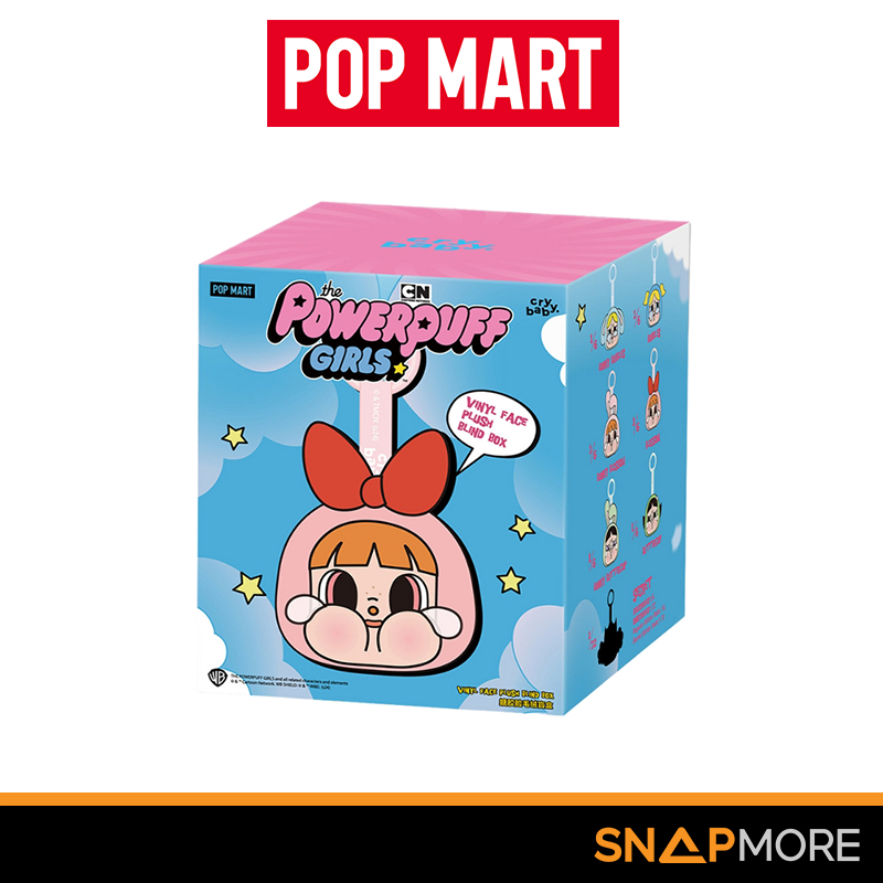 [พร้อมส่ง] CRYBABY × Powerpuff Girls Series-Vinyl Face Plush Blind Box กล่องสุ่ม ลุ้น SECRET [POP MART]