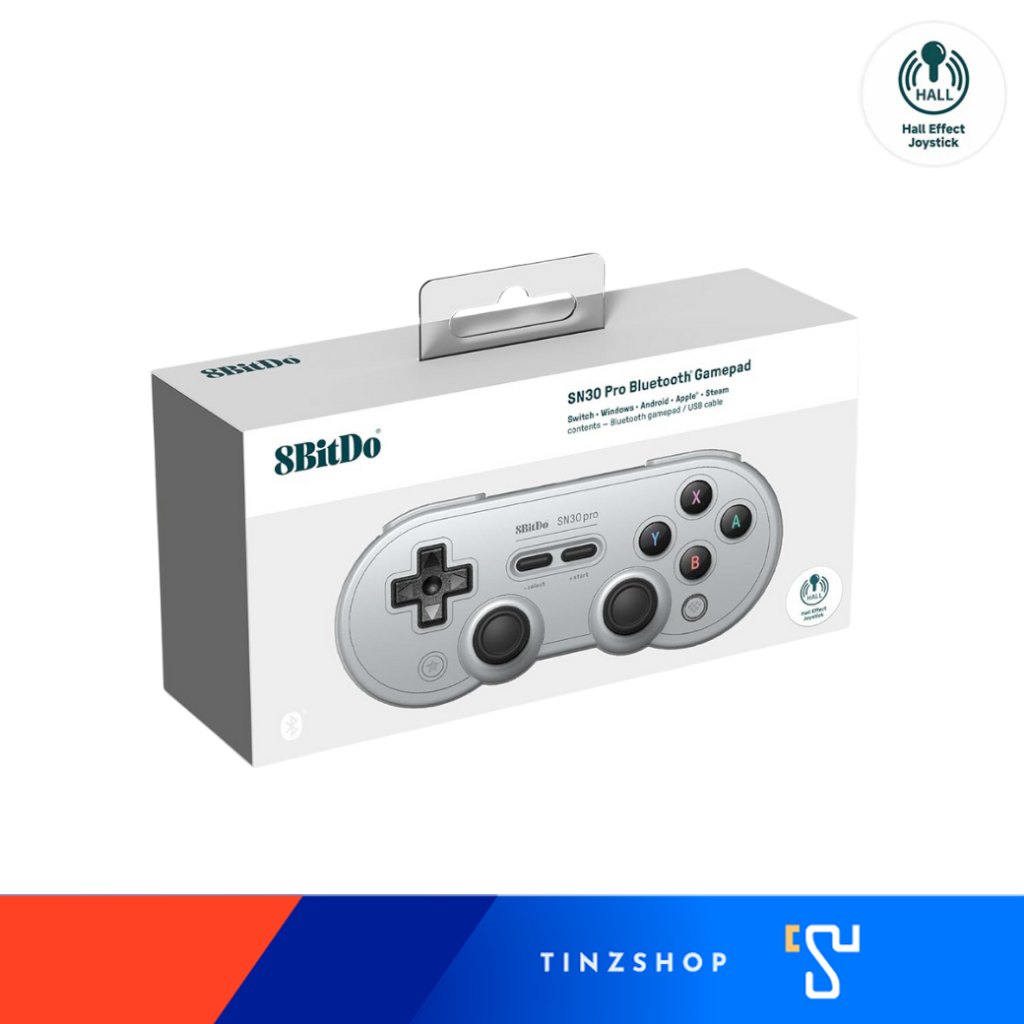 8BitDo SN30 Pro Bluetooth Controller,Update, Compatible with Switch, PC, macOS, Android, Steam