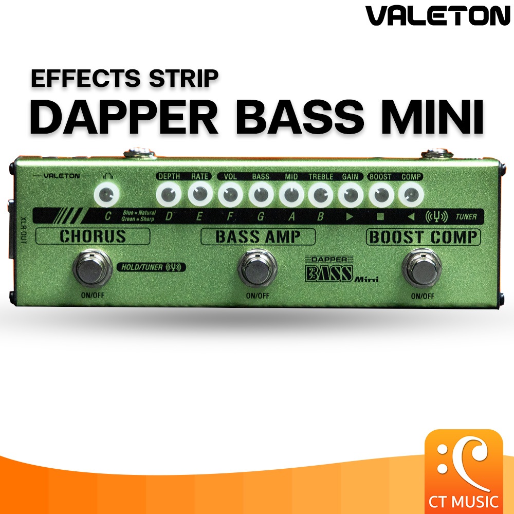 Valeton Dapper Bass Mini เอฟเฟคเบส DapperBassMini