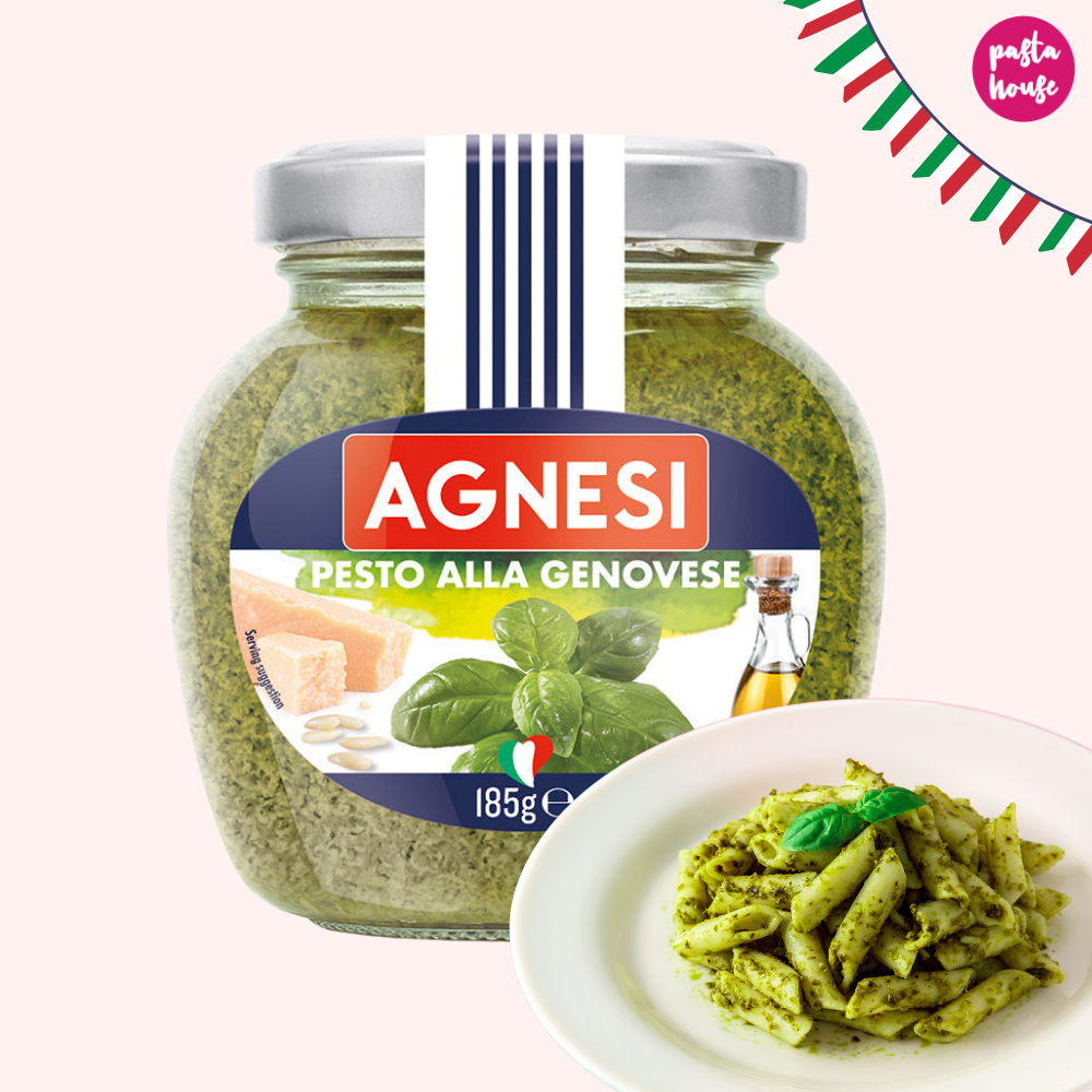 Agnesi Pesto Alla Genovese 185g ซอสเพสโต้ รสชาติดั้งเดิม ของอิตาลี