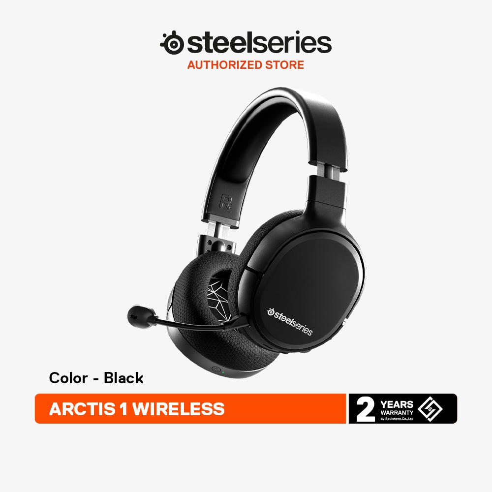 SteelSeries Arctis 1 / 1X Wireless Gaming Headset หูฟังเกมมิ่งไร้สาย - สีดำ
