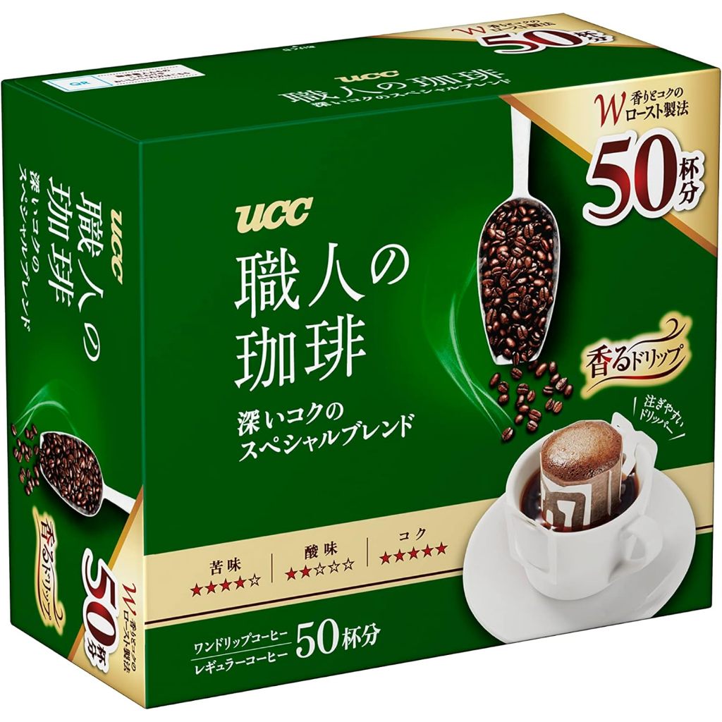 UCC Craftsman's Coffee Drip Coffee Deep Rich Special Blend 50 Cups 350g【Direct From Japan】