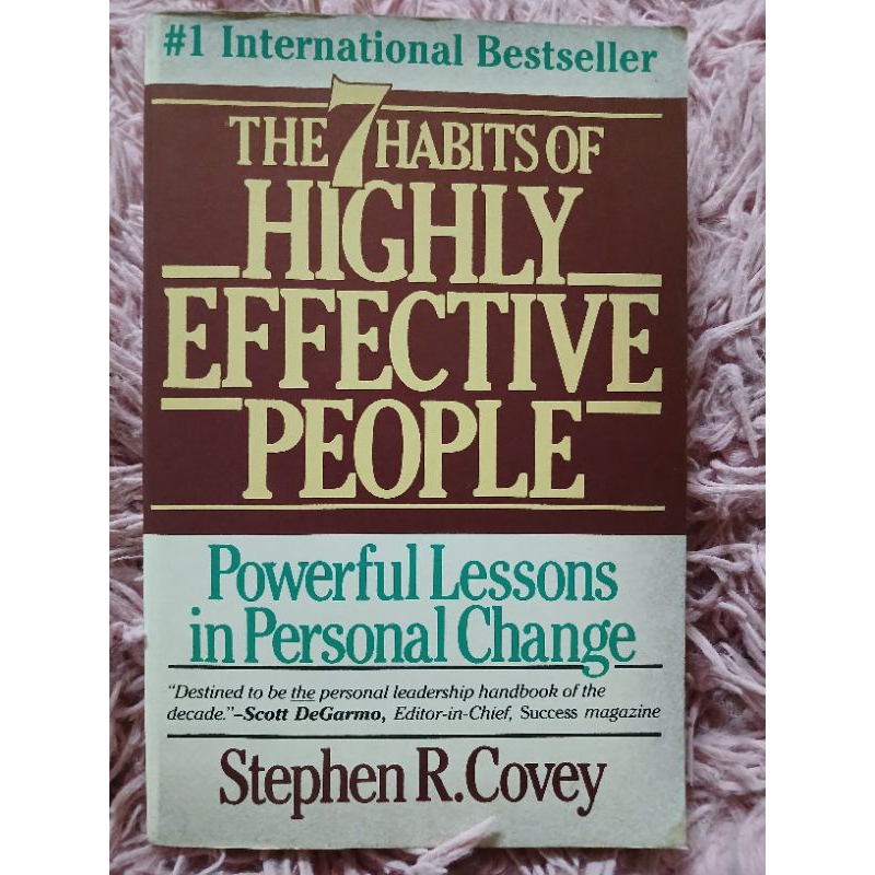 the 7 habits of highly effective people Stephen R.Covay / หนังสือมือสองคุณภาพดี ส่งไว เก็บปลายทาง น่