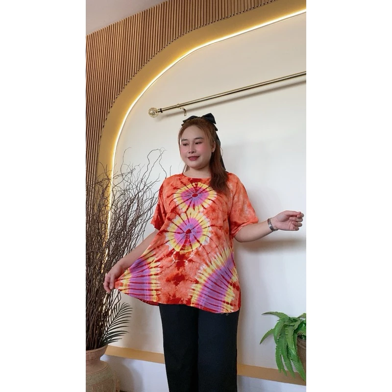 เสื้อสปันมัดย้อม อก48 thumbnail 5