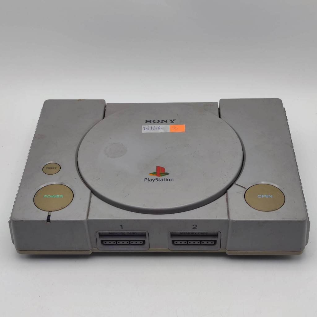 PlayStation [PS1] เครื่องเสีย [JUNK][P5] เฉพาะตัวเครื่อง รุ่น SCPH-7001 เครื่องเคยเปิดซ่อม ด้านในอาจไม่สมบูรณ์ เทสแค่เสี