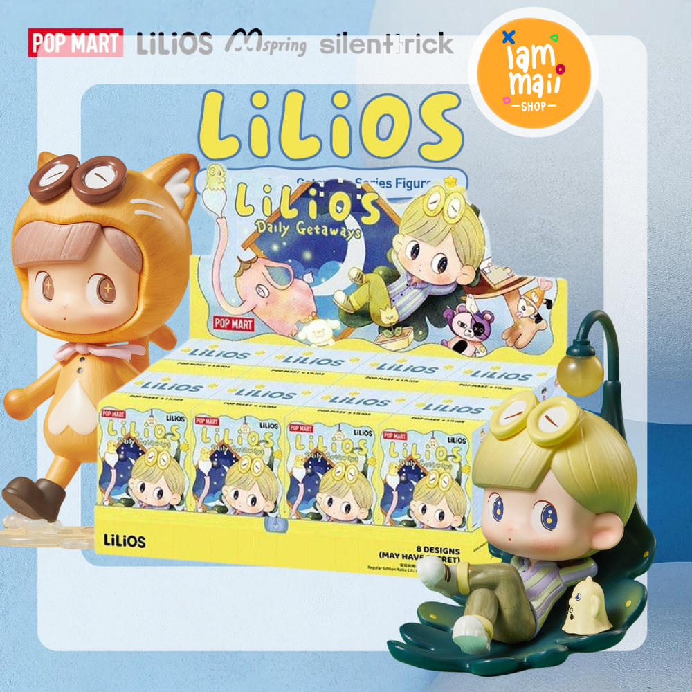 [ยกกล่อง] LiLiOS Daily Getaways POPMART LiLiOS V2 กล่องสุ่ม พร้อมส่ง
