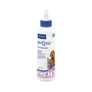 Virbac น้ำยาทำความสะอาดช่องหู อิพิโอติก [EpiOtic® Ear Cleaning - 125ml] สูตรไมเซลลาร์ สำหรับสุนัขและแมว ทุกช่วงวัย