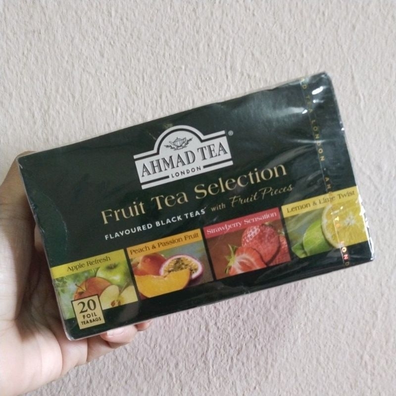 ชาแท้จากอังกฤษ  AHMED TEA London รวมผลไม้ 4 ชนิด
