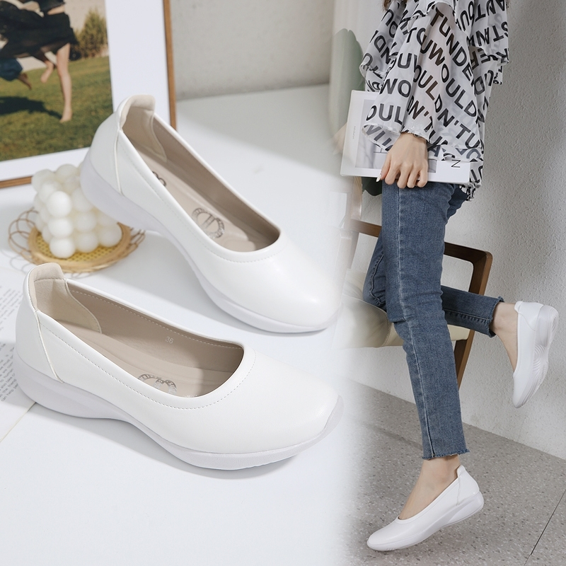 Soft Touch 01 รองเท้าพื้นนิ่ม ซัพพอร์ทเท้าได้ดี  ส้นสูง 1 นิ้ว ทรงสปอร์ต สวมใส่ง่าย แต่งได้หลายสไตล์ - รูปที่ 4