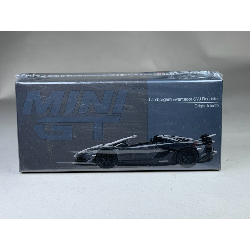 🔹Lamborghini Aventador SVJ Roadster Griglo Telesto #425 Scale 1:64 ยี่ห้อ Minigt