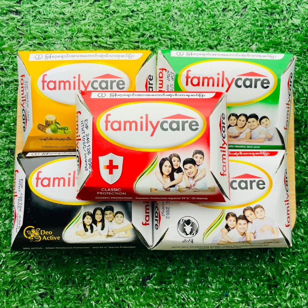 สบู่อาบน้ำ สบู่ก้อน family care แฟมิลี่แคร์ โซป ( แบบก้อน 110 กรัม )